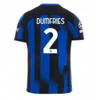 Inter Milan Denzel Dumfries #2 Domaci Dres 2023-24 Kratak Rukav